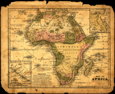 1839 Africa map image