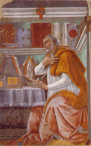 St Augustine painting