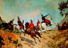 Bolivar at the Battle of Carabobo (image)