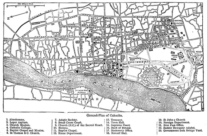 Calcutta map