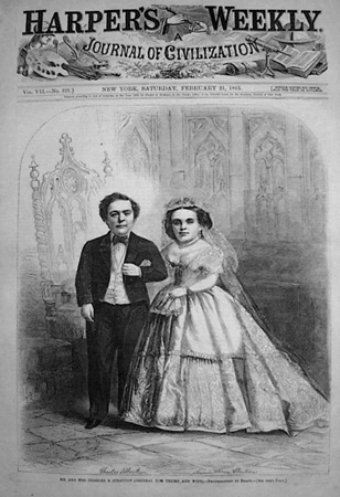 Tom Thumb and Lavinia Warren wedding image