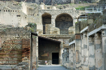 Herculaneum excavations in 2005 (image)