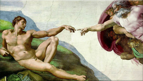Painted by Michelangelo