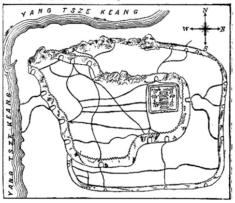 Nanking (Nanjing) map