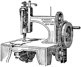 Original sewing machine of Isaac Merritt Singer (image)