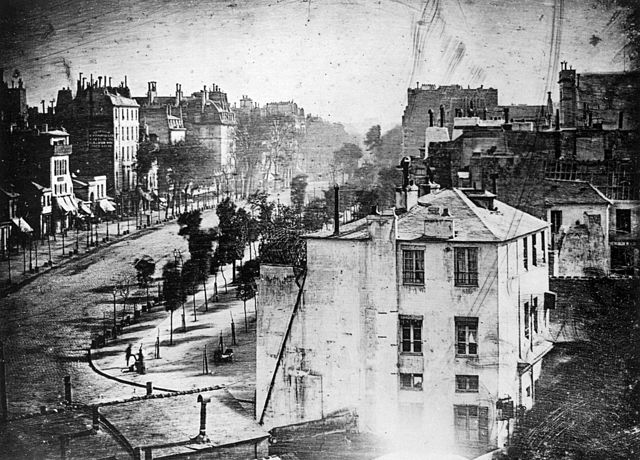 Photo of Boulevard du Temple, Paris, 1838 (image)
