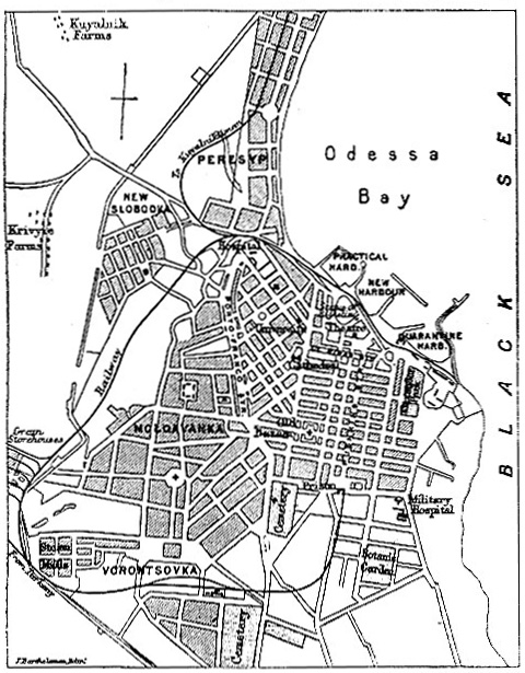 Map of Odessa