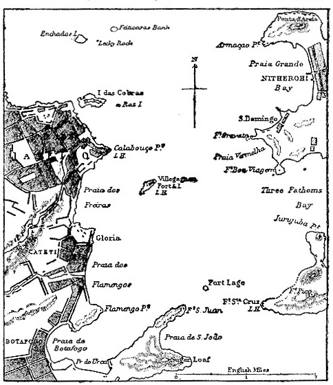 Rio de Janeiro and environs map